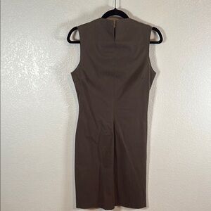 Aspesi Olive Modern Minimalist Shift Dress Knee Length Size 42 European
